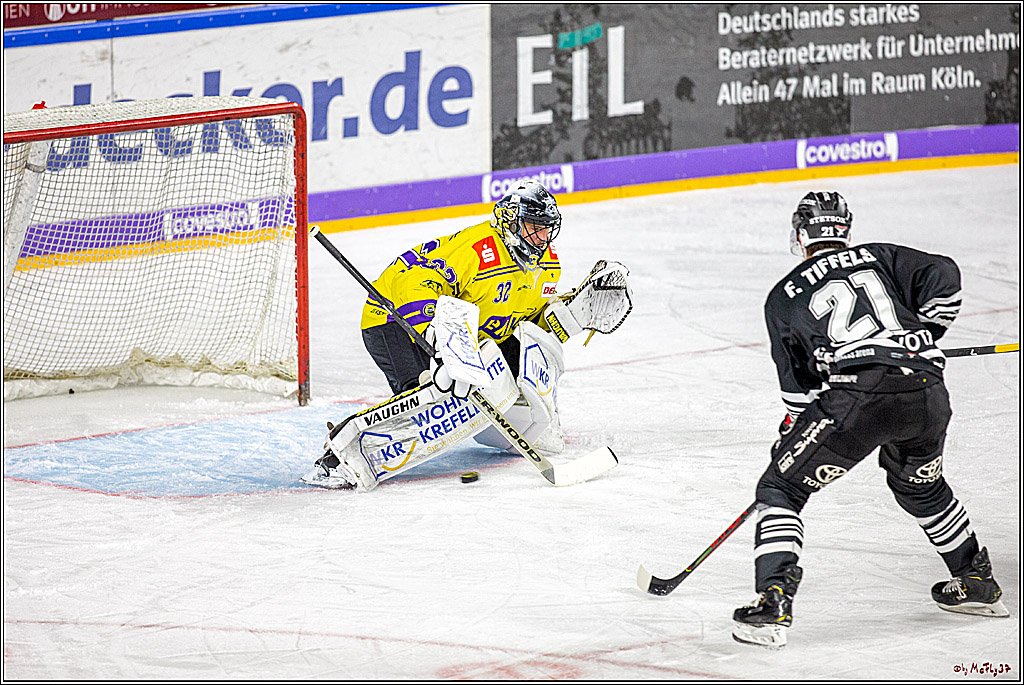 DEL; Koelner Haie - Krefeld Pinuguine; Koeln, 24.11.2019